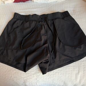 All in Motion Women's Black Athletic Shorts